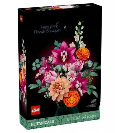 Lego Botanicals Schöner Strauß rosa Blumen