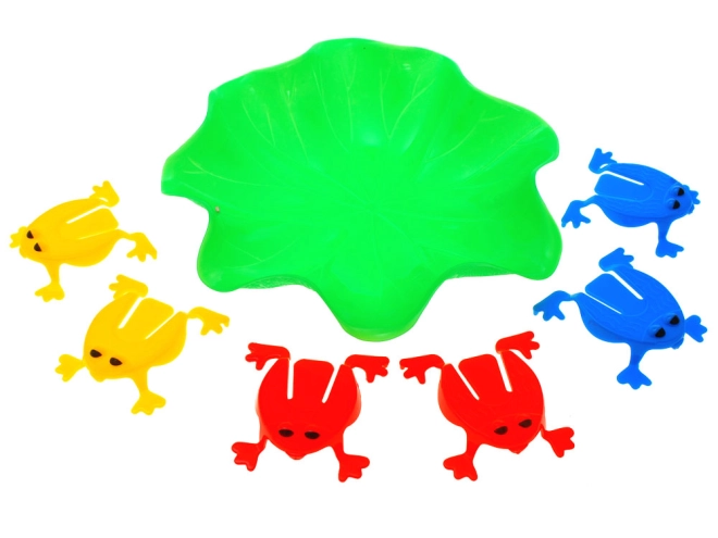Bunte und interaktive Frösche