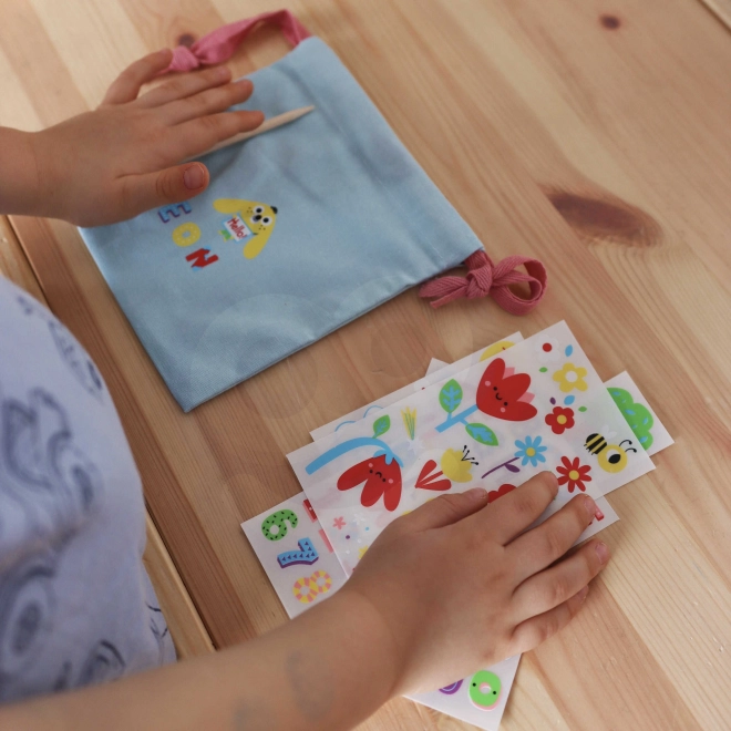 Woopie Kreativset Magische Tasche mit Aufklebern