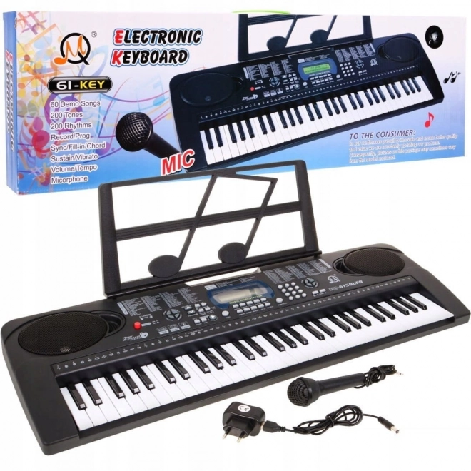 Kinder-Keyboard mit Mikrofon und USB