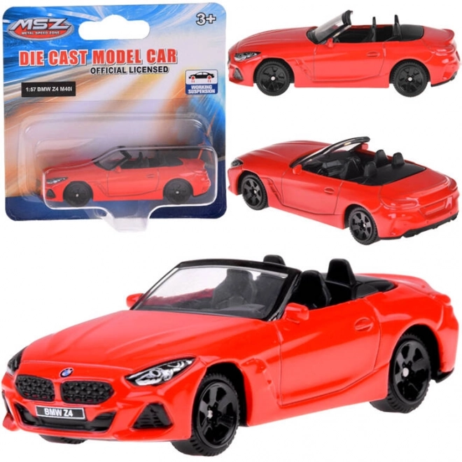 Lizenzierter BMW Z4 M40i Modellauto im Maßstab 1:57