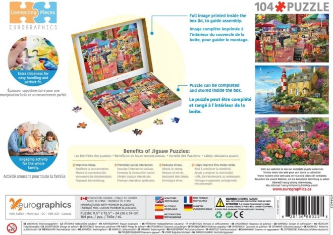 Eurographics Puzzle Tag auf dem Bauernmarkt 104 Teile