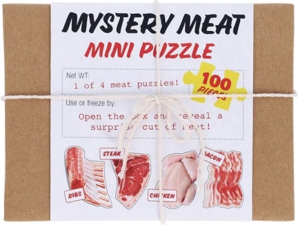 Mini Puzzle Überraschung Fleisch 100 Teile