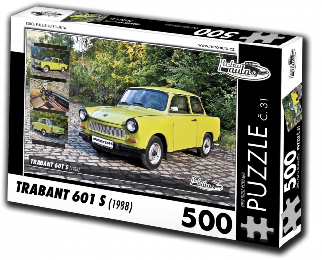 Retro-Auta Puzzle Trabant 601 S (1988) 500 Teile
