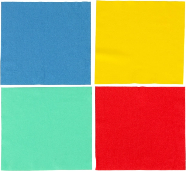 Sensorisches Montessori Spielzeug mit Taschentüchern und Matte 2in1