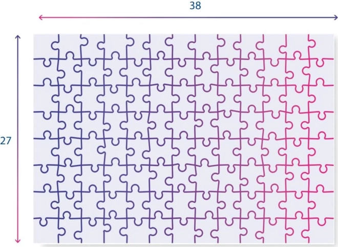 Praktisches Format 38 × 27 cm