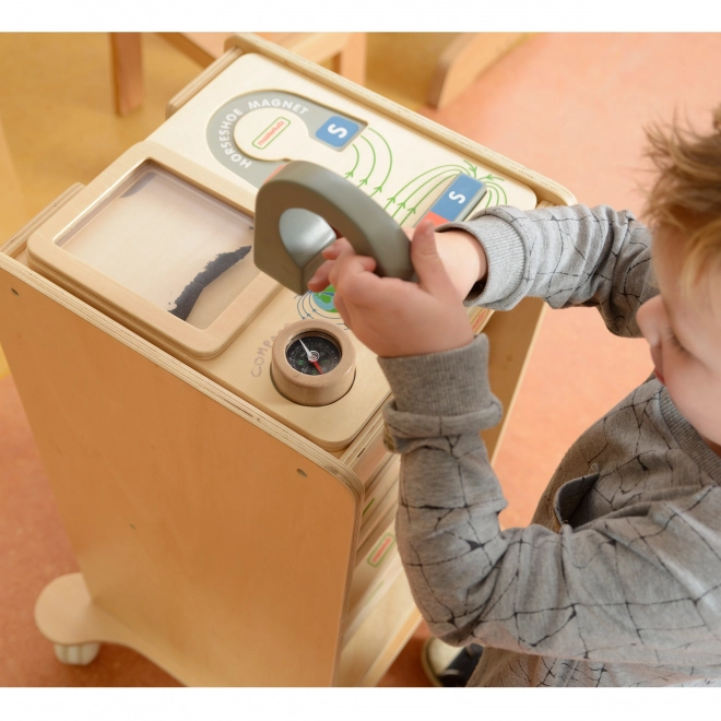 Masterkidz Magnetische Lern-Tafel mit Kompass Montessori