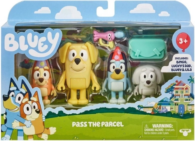 Bluey Figuren Set 4er-Pack