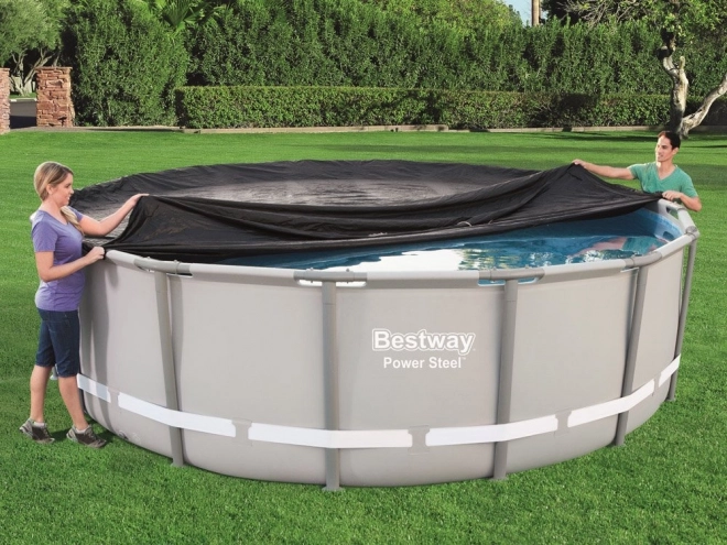 Bestway Poolabdeckung für Stahlrahmen Pools