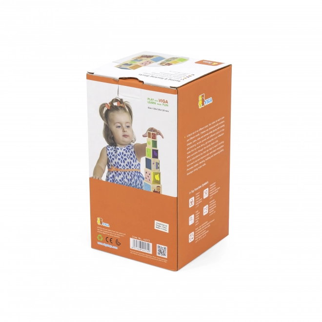 Holz Stapelwürfel für Kinder