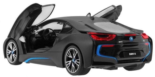BMW i8 schwarzes RASTAR 1:14 Auto mit Fernsteuerung + 2,4 GHz Fernsteuerung