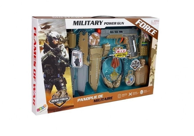 Militärspielset mit Zubehör