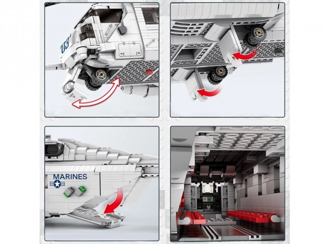 Technik Bausteine Transporthubschrauber CH53