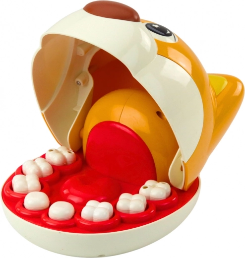 8 herausnehmbare Zähne und realistische Werkzeuge