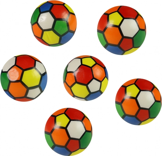 Bunter Schaumstoffball 6 cm