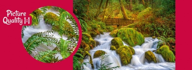 Puzzle Waldwasserfall 1000 Teile