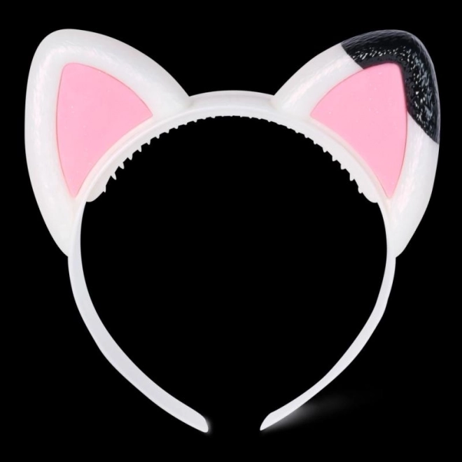 Interaktiver Katzen-Haarreif mit LED und Sound – Gabby’s magisches Puppenhaus