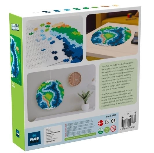 Plus-Plus Puzzle Nach Zahlen Erde 800 Teile