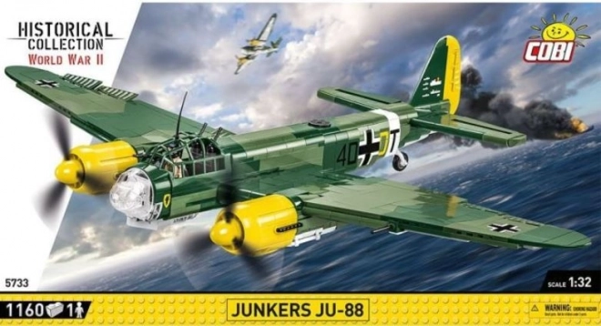 Historisches Junkers Ju-88 Bomber Modell