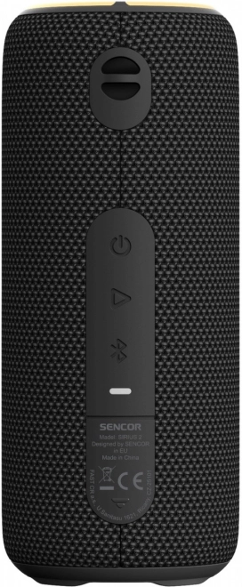 Kabelloser Bluetooth-Lautsprecher Sencor Sirius 2 mit LED-Beleuchtung und TWS-Funktion