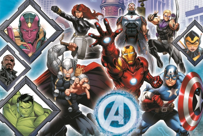 Puzzle Super Shape XL AVENGERS 104 Teile