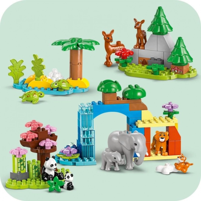 Duplo Familien der Wilden Tiere 3-in-1 Set