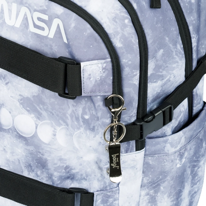 Schulrucksack Skate NASA Grau