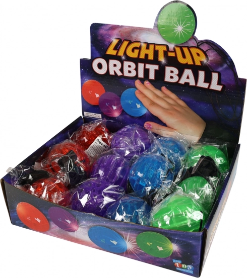 Hüpfball mit Gummi und Licht