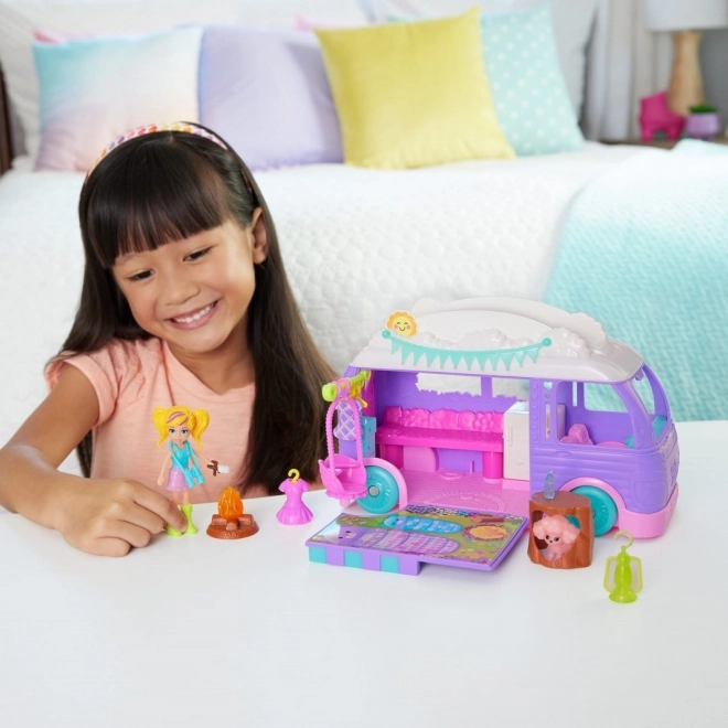 Polly Pocket Glamping Van mit Puppe
