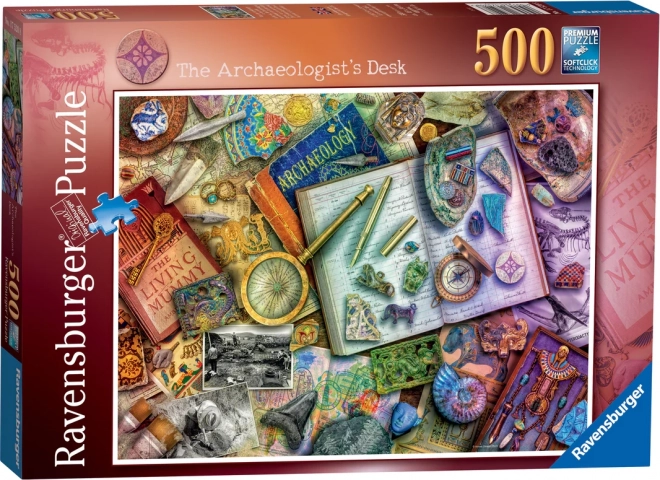 Ravensburger Puzzle Tisch des Archäologen 500 Teile