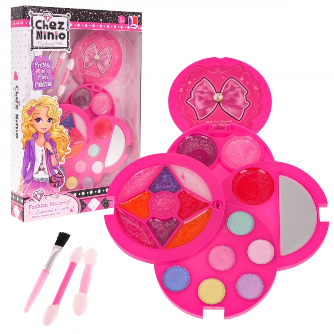 Kinder-Make-up-Set ab 5 Jahren mit rosa Kosmetiktasche