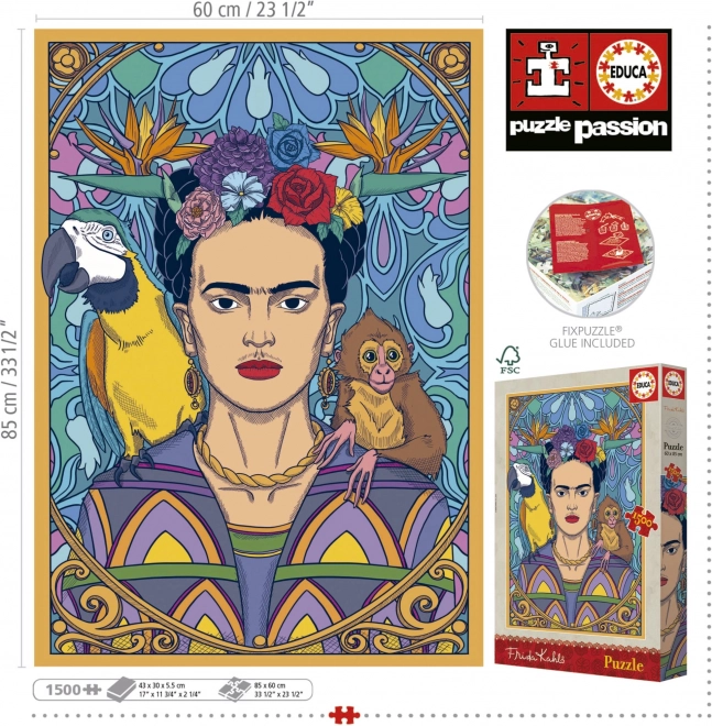 Educa Puzzle Frida Kahlo 1500 Teile