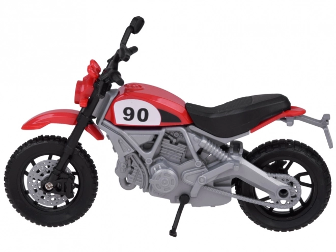 Kinder Pickup mit Motorrad und Lichteffekten