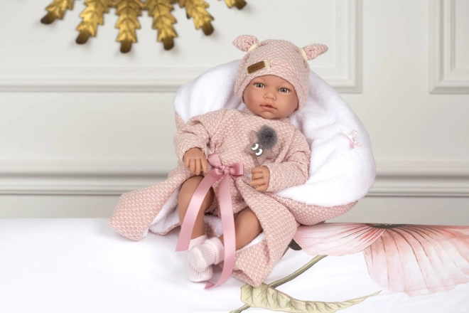Realistische Babypuppe mit Geräuschen