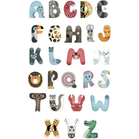 Vilac Tiere Alphabet Buchstabe C Holzspielzeug