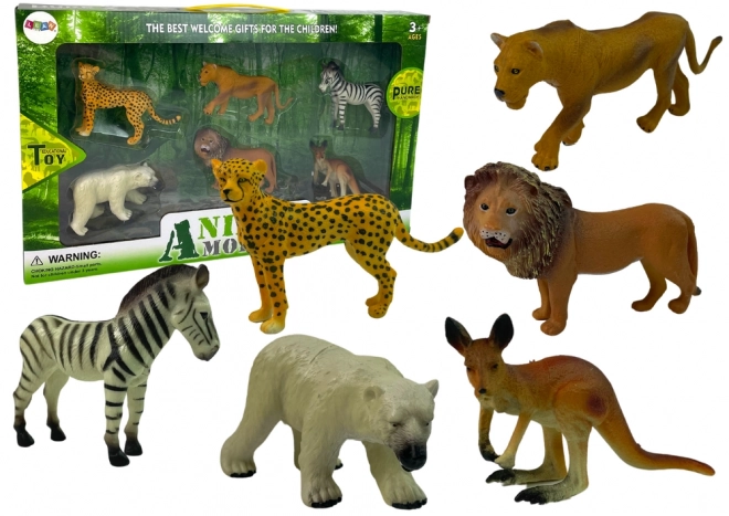 Figurenset Afrikas Wildtiere