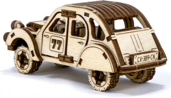 Holz-3D-Puzzle Rallyeauto Modell