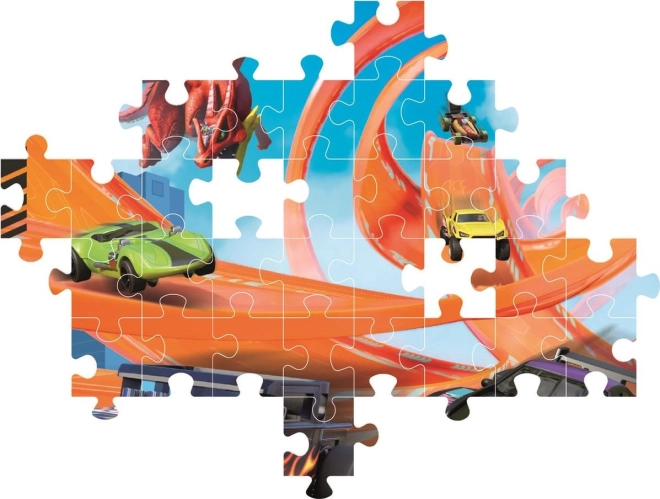 Dynamisches Hot-Wheels-Motiv, das Kinder begeistert