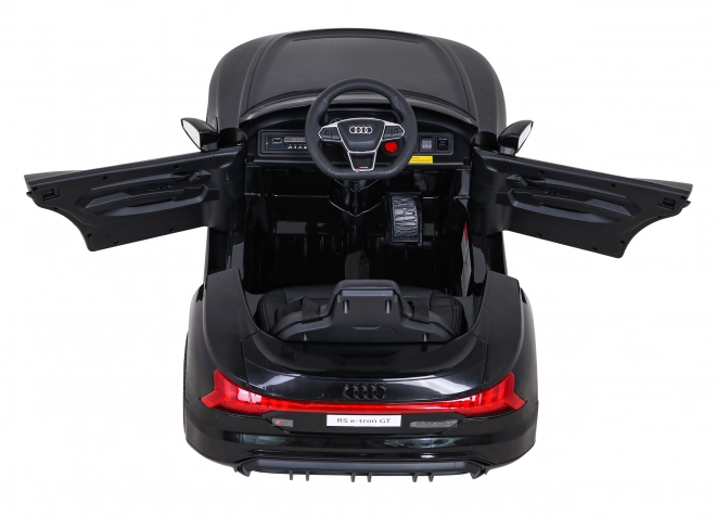 Audi RS E-Tron GT elektrisches Kinderauto mit Fernbedienung und 4x4 Antrieb – Schwarz
