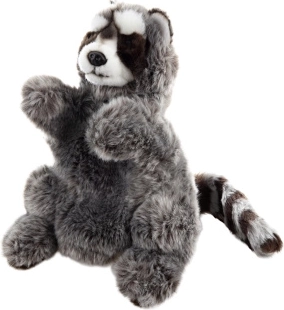 Plüsch-Handpuppe Waschbär umweltfreundlich