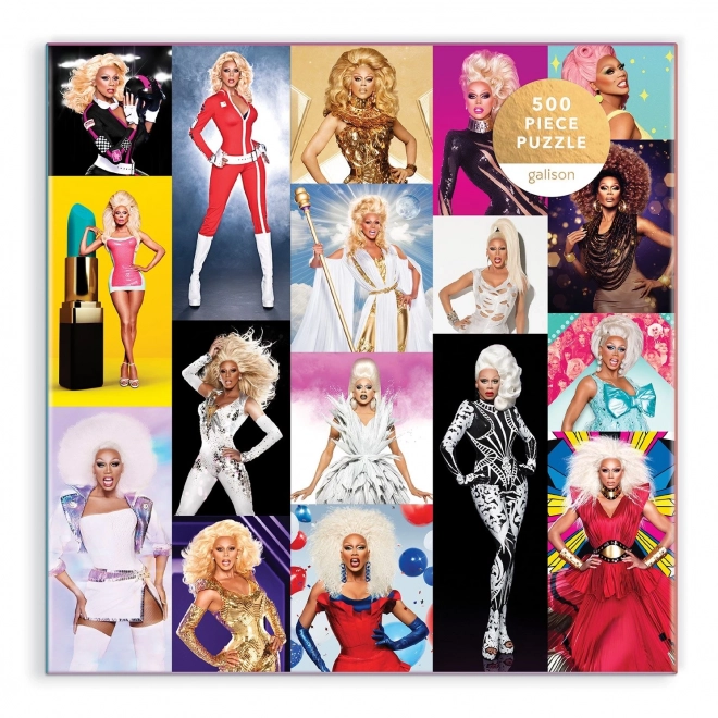 Quadratisches Puzzle RuPaul's Drag Race 500 Teile
