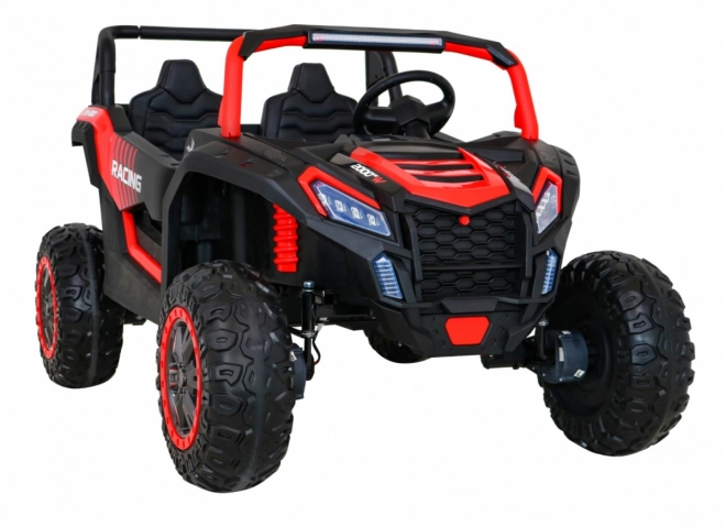 Buggy ATV Racing pro 2 Kinder + Antrieb 4x4 + Fernsteuerung + langsamer Start + MP3 LED – Rot
