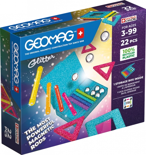 Geomag Glitter Magnetbaukasten