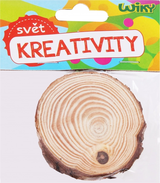 Holzscheibchen 6–7 × 0,5 cm, Set 2 Stk.