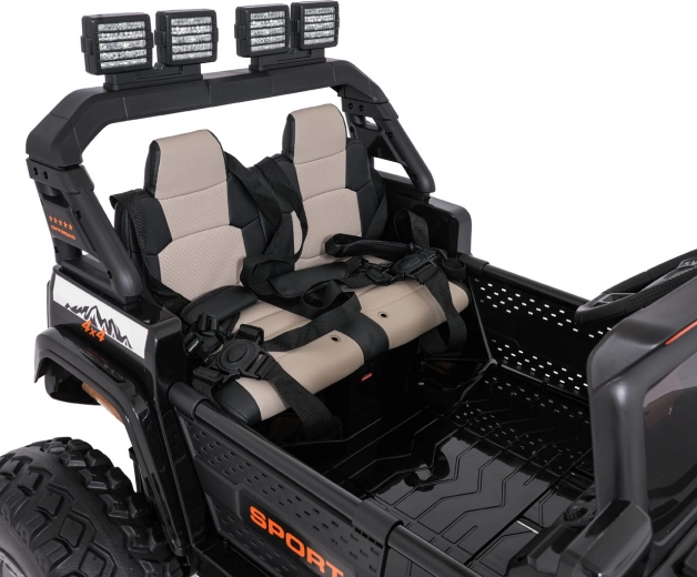 Komfortabler Doppelsitz mit Gurten