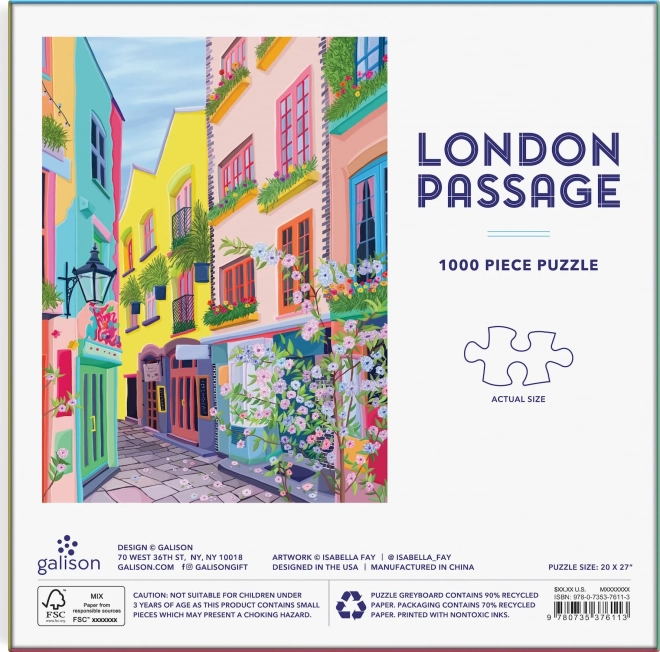 Galison-Puzzle London Passage 1000 Teile