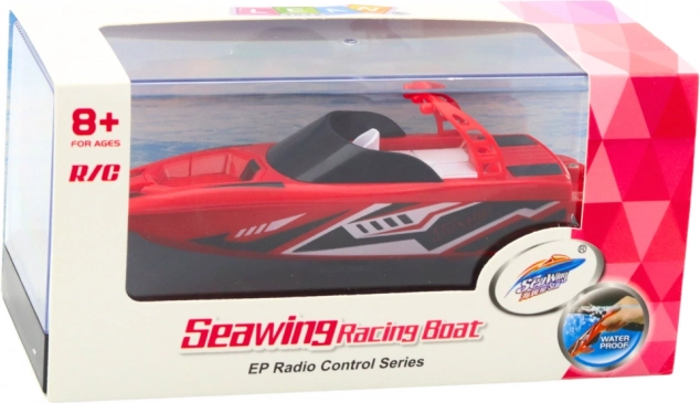 RC Rennmotorboot mit Doppelmotor 2,4 GHz rot