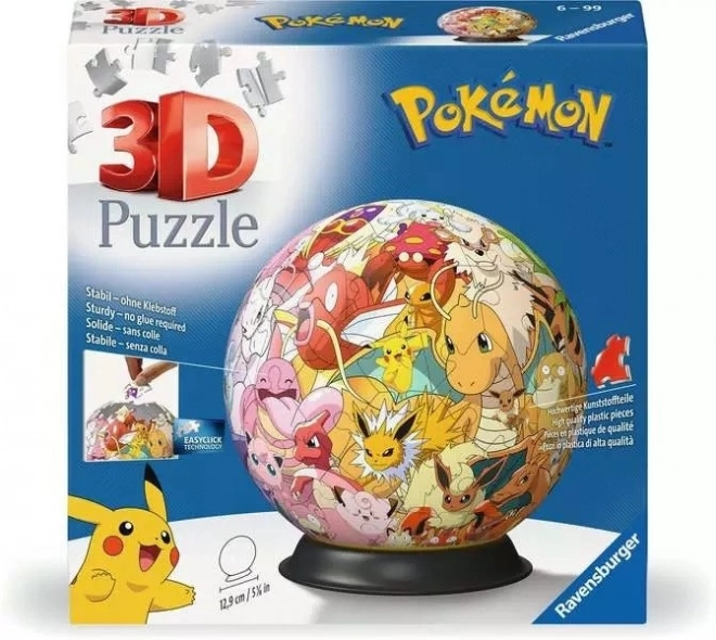 3D Pokemon Kugel Puzzle