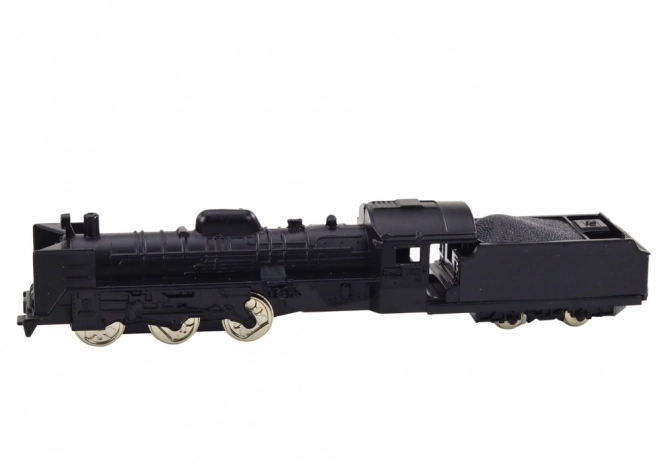 Metallisches Sammlermodell Zug Lokomotive Schwarz