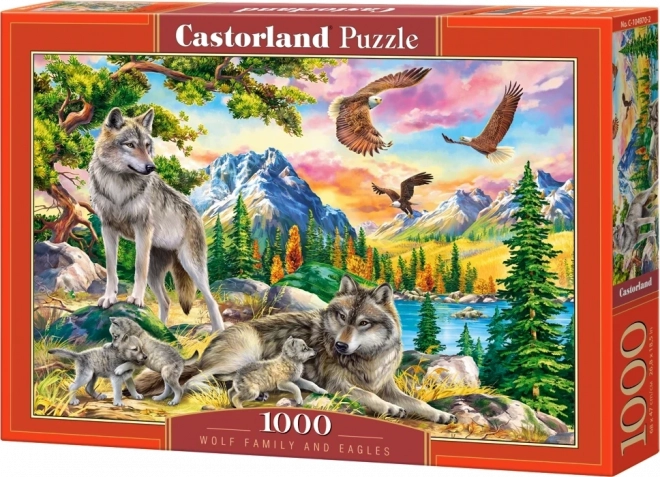 Puzzle Wolfsfamilie 1000 Teile